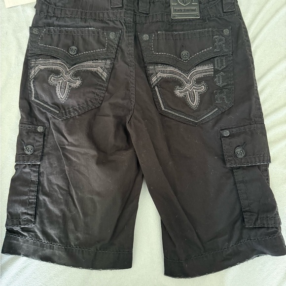 Rock Revival Dark Cargo Shorts NWT - Picture 4 of 7